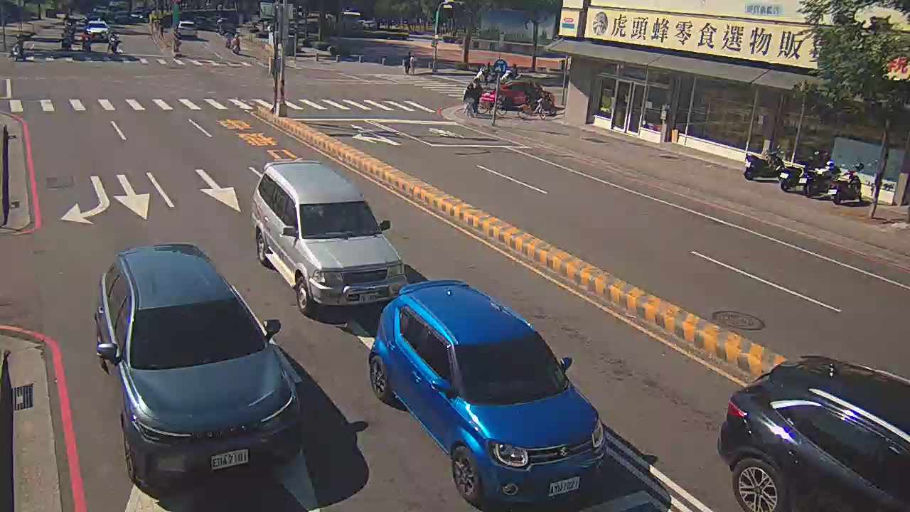台中市北屯區敦化路/中清路(右側車流往經貿路)
