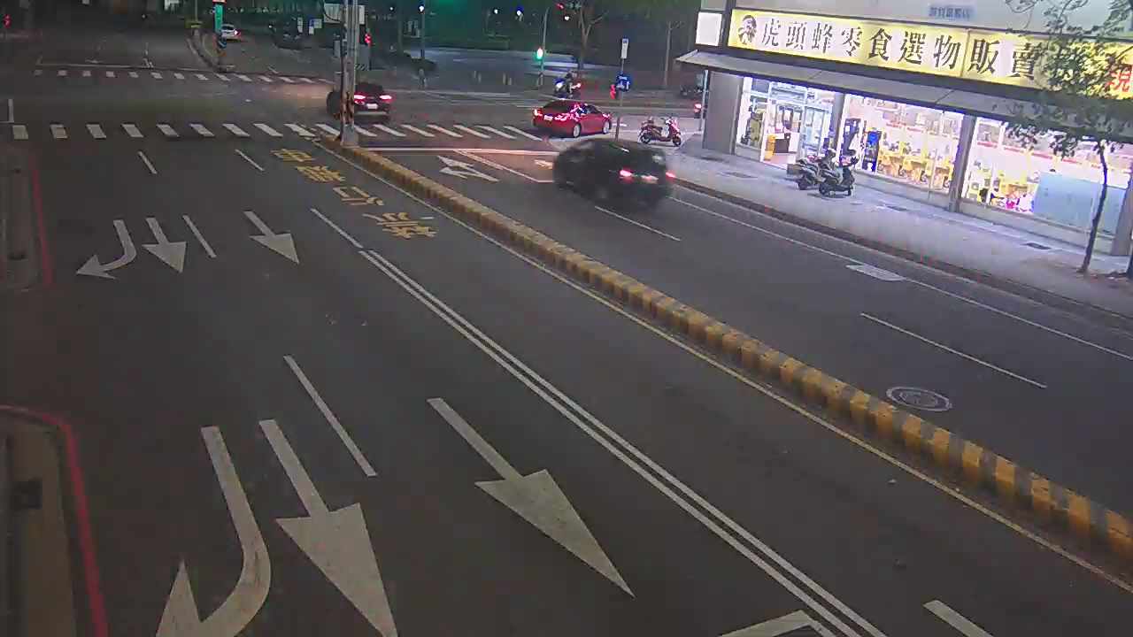 台中市北屯區敦化路/中清路(右側車流往經貿路)