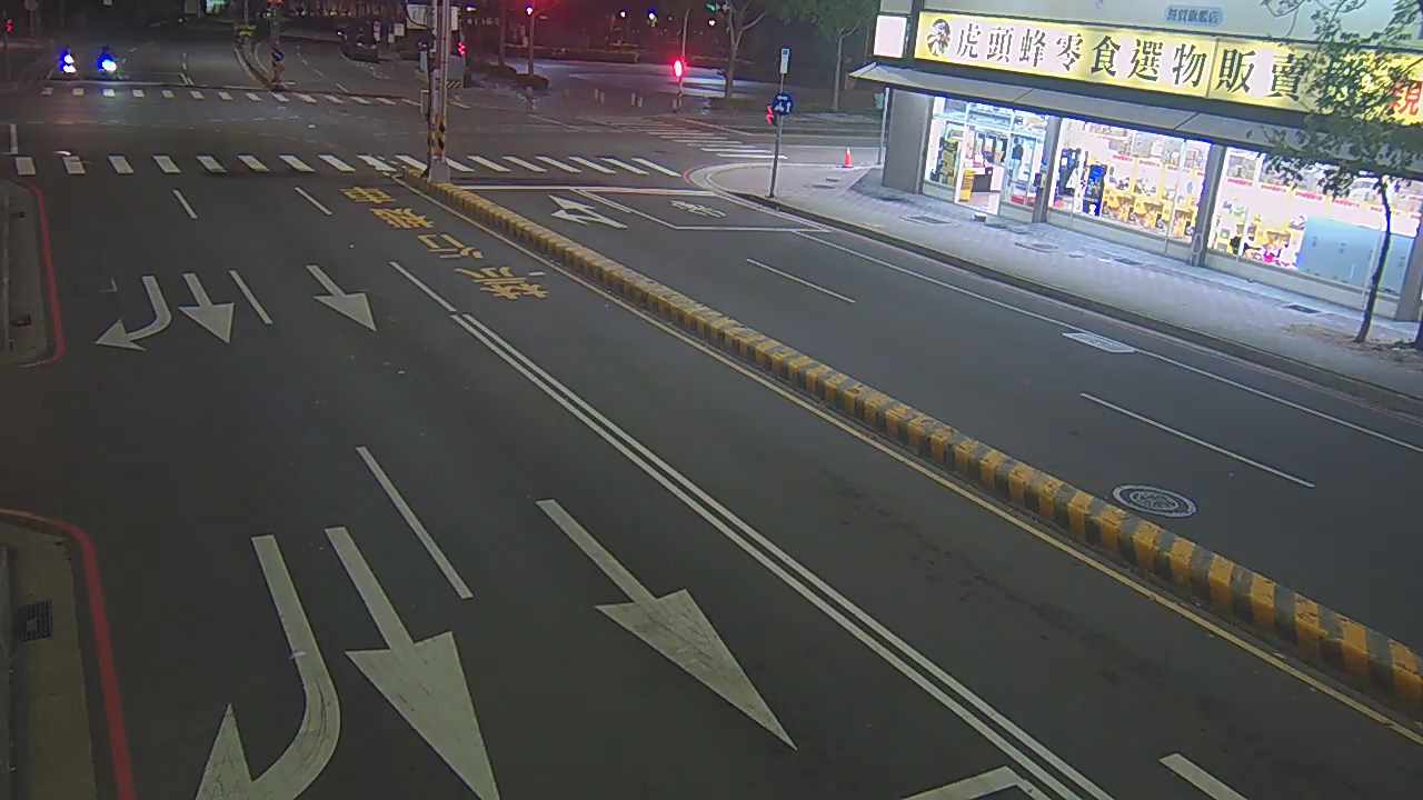 台中市北屯區敦化路/中清路(右側車流往經貿路)