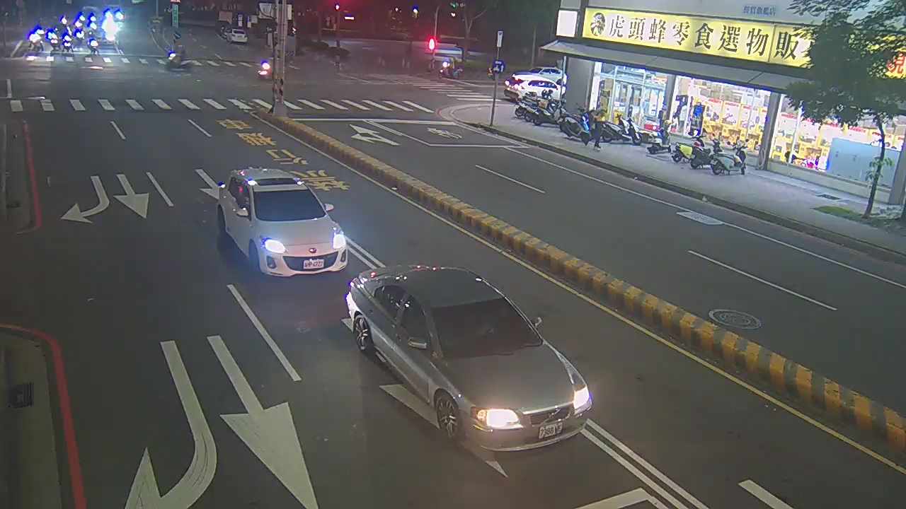 台中市北屯區敦化路/中清路(右側車流往經貿路)