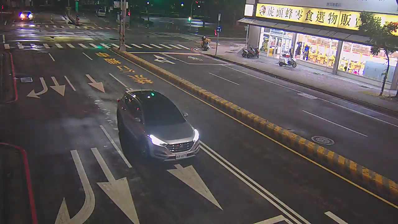 台中市北屯區敦化路/中清路(右側車流往經貿路)