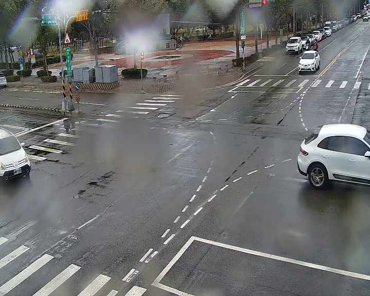 台中市北屯區中平路/敦化路(右側車流往黎明路)