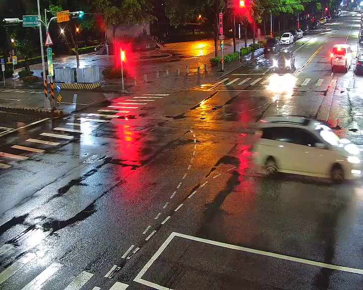 台中市北屯區中平路/敦化路(右側車流往黎明路)