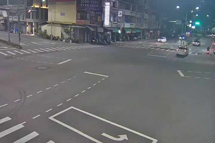 台中市北屯區北屯路/松竹路(右側車流往潭子)