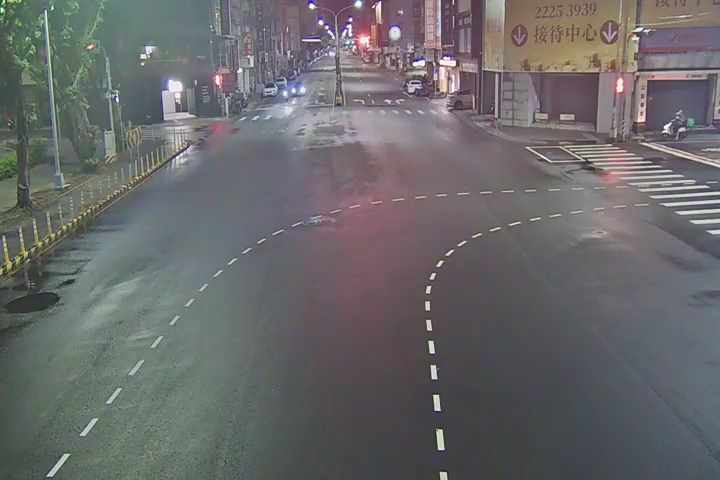 台中市北區三民路/精武路(右側車流往一中方向)