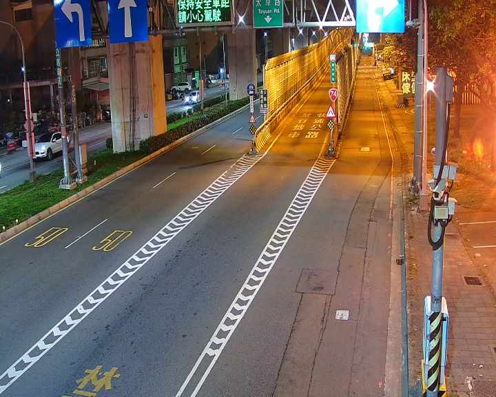 台中市北屯區松竹路/環中東路(右側車流往太原路)