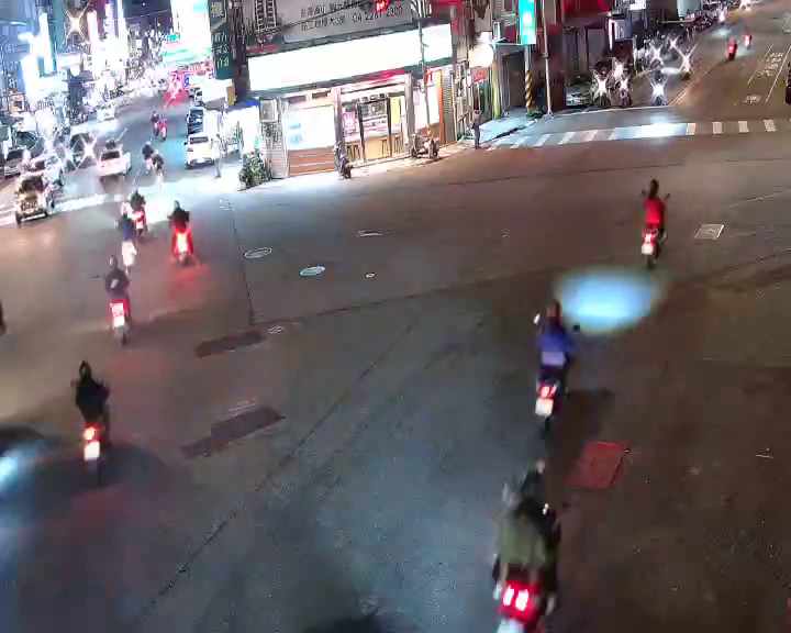 大里區中興路/新仁路(右側車流往環中東路)