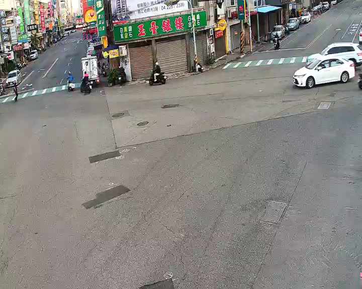 大里區中興路/新仁路(右側車流往環中東路)