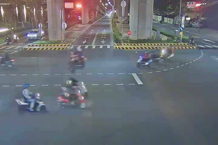 環中東路/中山路(右側車流往大里)