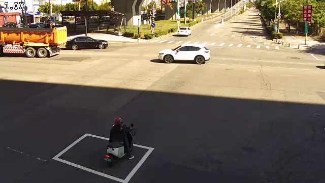 台中市北屯區環中路/崇德路(車流往潭子中山路)