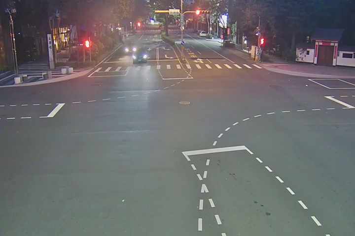 公益路/大墩路(右側車流往環中路)