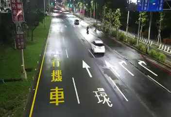台中市北屯區環中路/四平路(車流往潭子中山路)