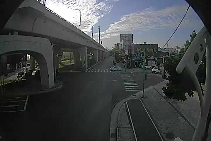 環中路/昌平路(右側車流往中清路)