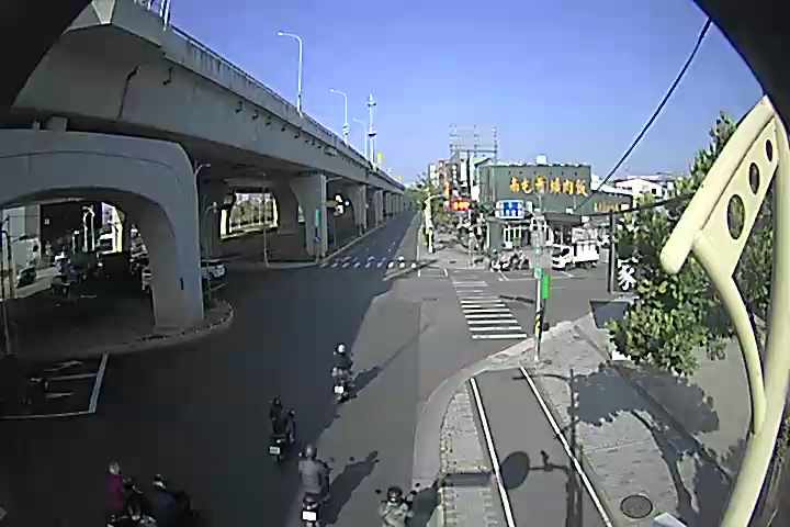 環中路/昌平路(右側車流往中清路)