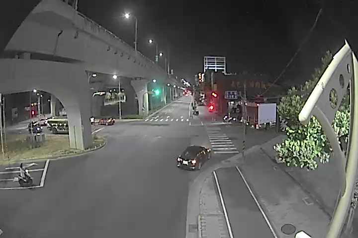 台中市北屯區環中路/昌平路(右側車流往中清路)