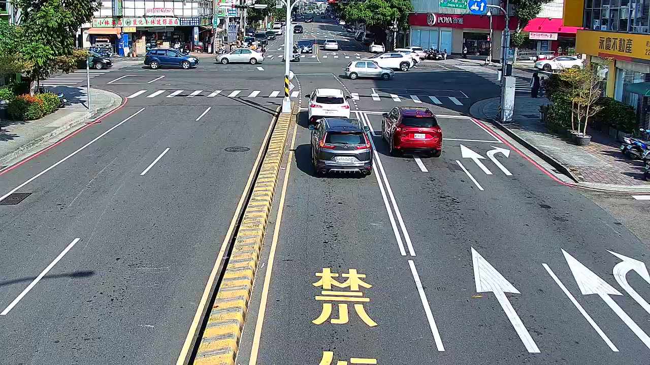 台中市道路 [06058]敦化路/中平路(右側車流往中清路),Dunhua Rd/Zhongping Rd (Right side Traffic flow to Zhongqing Rd) 氣溫25.8℃