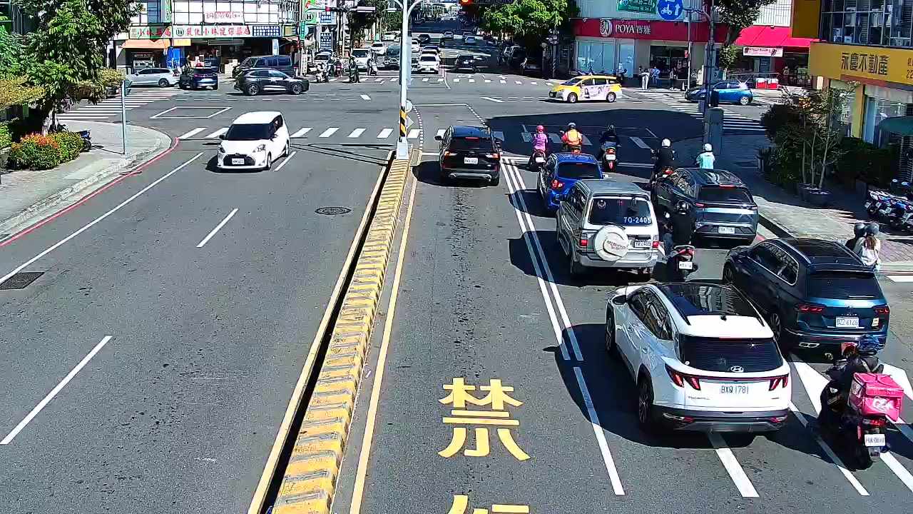 台中市北屯區敦化路/中平路(右側車流往中清路)