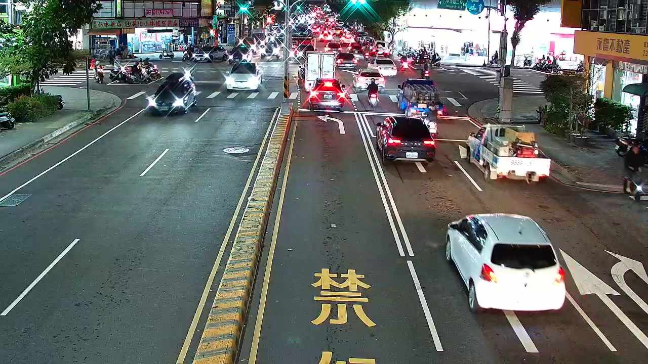 敦化路/中平路(右側車流往中清路)