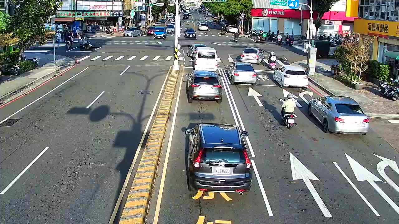 敦化路/中平路(右側車流往中清路)