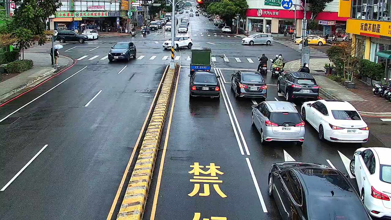台中市北屯區敦化路/中平路(右側車流往中清路)