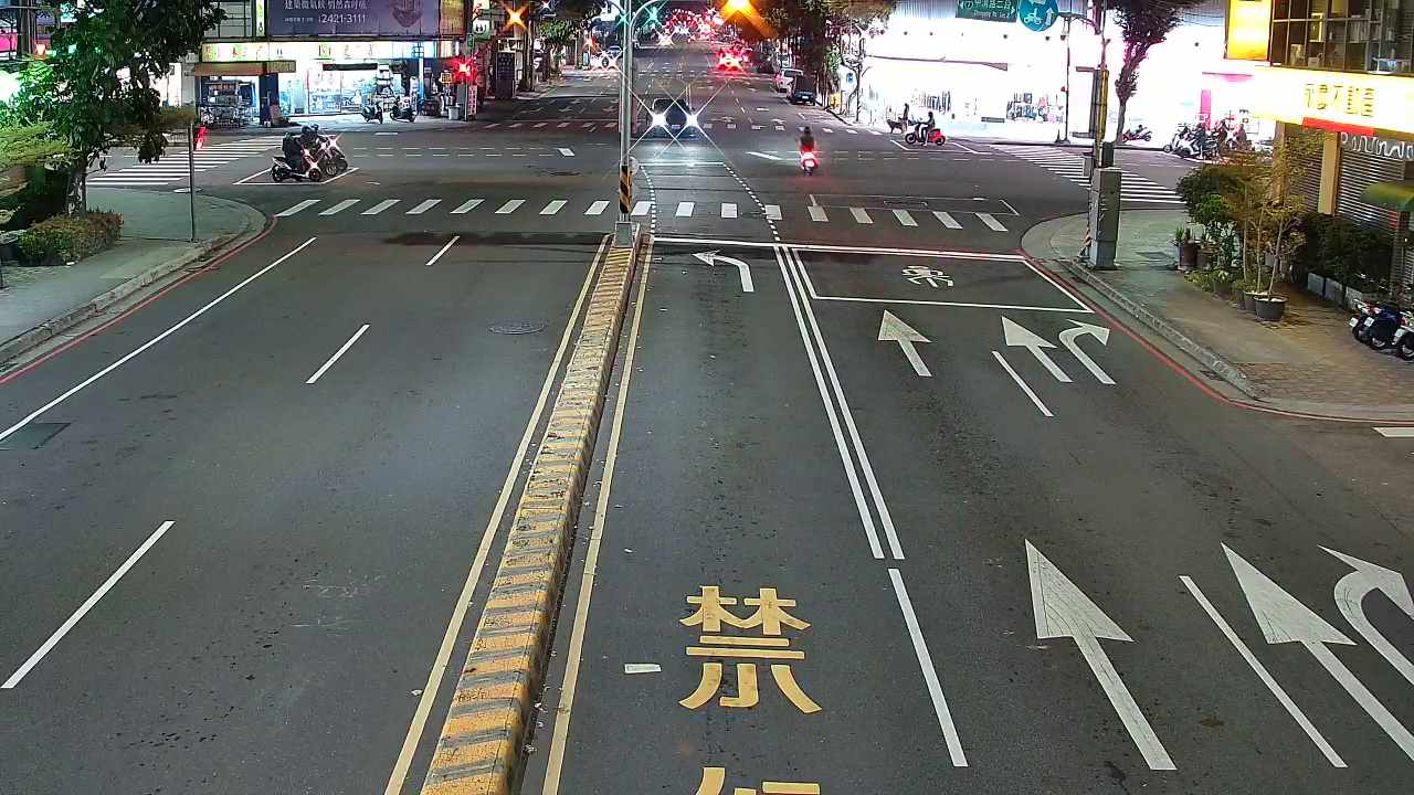台中市北屯區敦化路/中平路(右側車流往中清路)