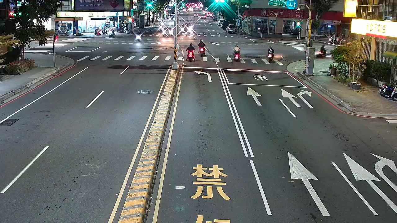 台中市北屯區敦化路/中平路(右側車流往中清路)