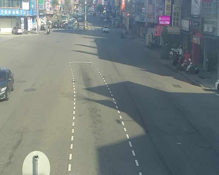 中清路/經貿七路(右側車流往大雅交流道)