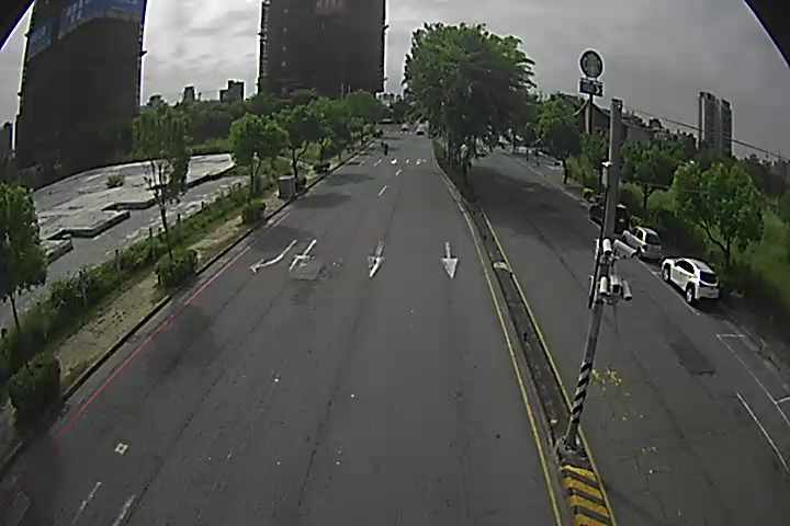 台中市道路 [06202]松竹路/環中路(右側車流往崇德路) Songzhu Rd./Huanzhong Rd. (Right side Traffic flow to Chongde Rd.) 距離593公尺