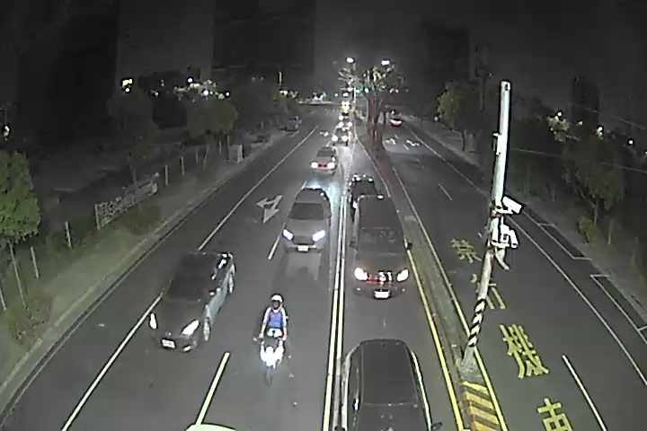 台中市北屯區松竹路/環中路(右側車流往崇德路)