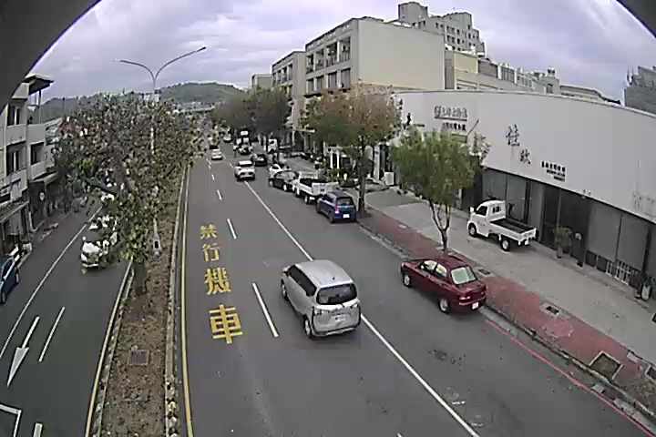 台中市北屯區松竹路/松竹二路(右側車流往環中東路)