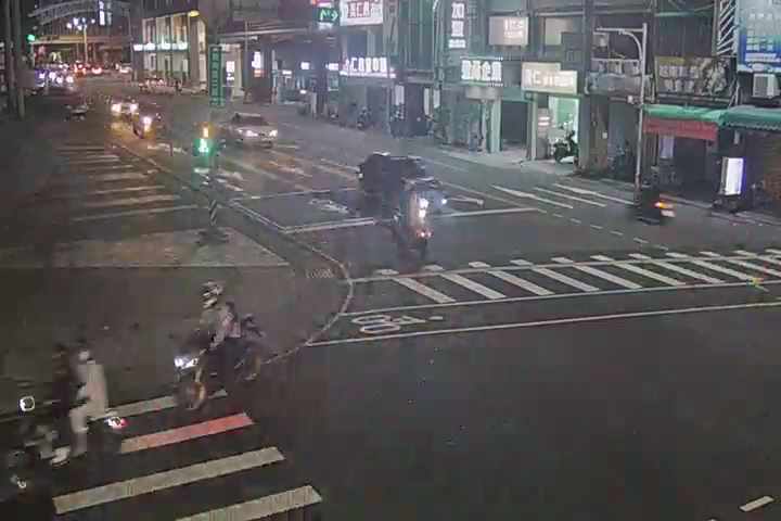 台中市中區公園路/自由路(右側車流往雙十路方向)