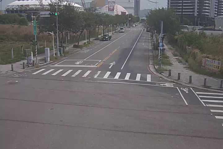 崇德十九路/豐樂一街(右側車流往崇德路)