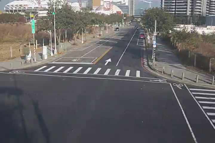 崇德十九路/豐樂一街(右側車流往崇德路)