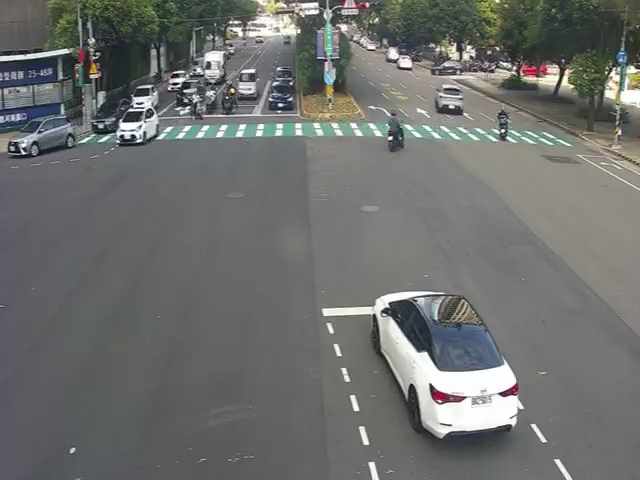 台中市道路 [07002]惠中路/市政北七路(右側車流往臺灣大道),Huizhong Rd/Shizheng N. 7th Rd (Right side Traffic flow to Taiwan Blvd) 距離917公尺