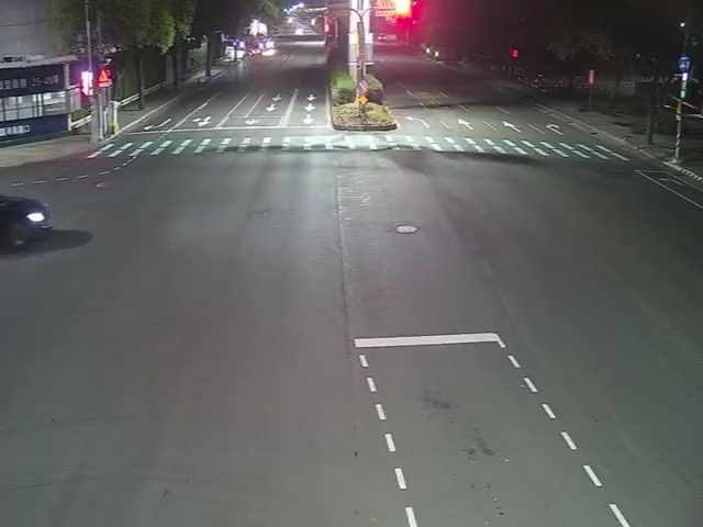 惠中路/市政北七路(右側車流往臺灣大道)