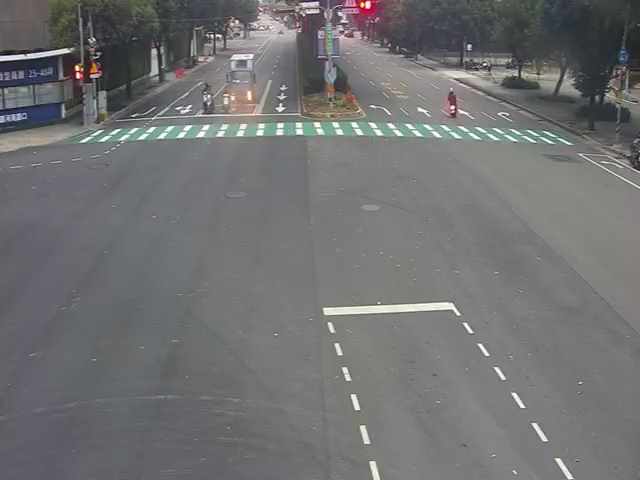 惠中路/市政北七路(右側車流往臺灣大道)